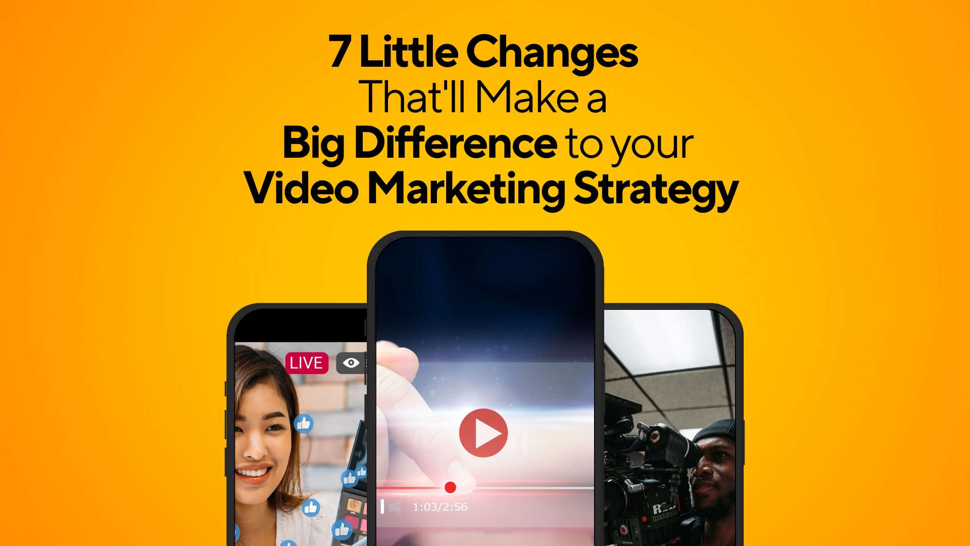 7 Changes that will make a big difference to your Video Marketing Strategy